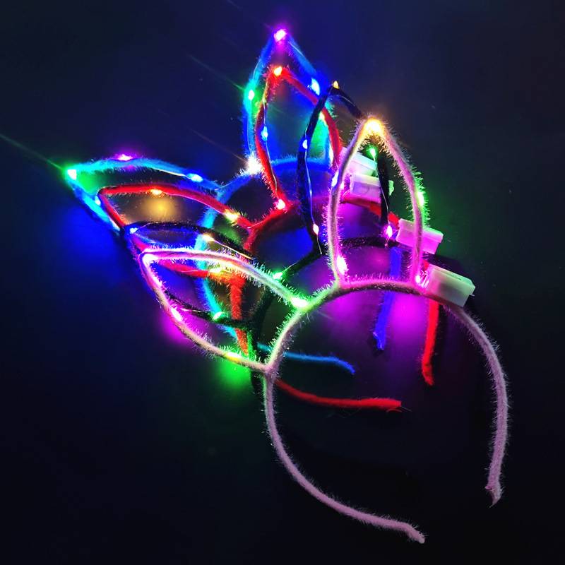 Lighted rabbit ears
